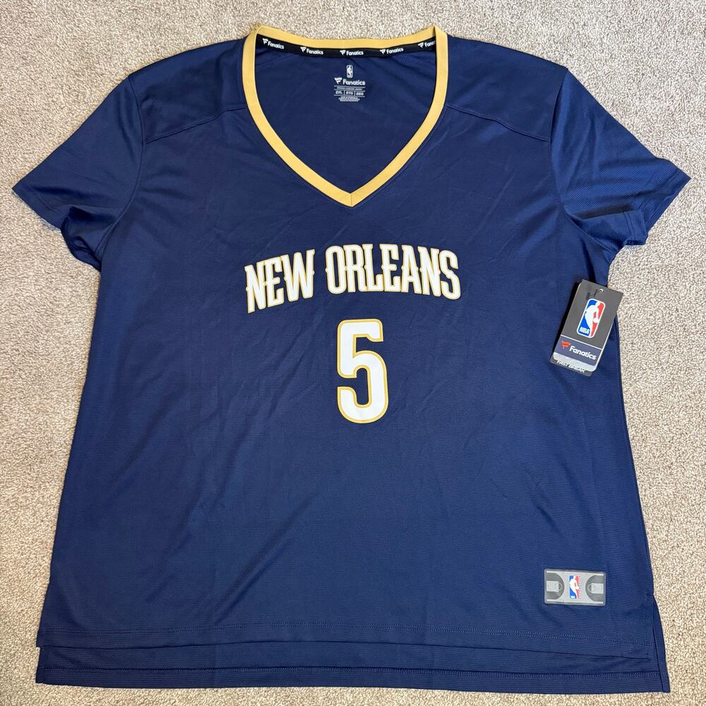 Fanatics Dejounte Murray #5 New Orleans Pelicans Women's Jersey 2XL NWT NBA New